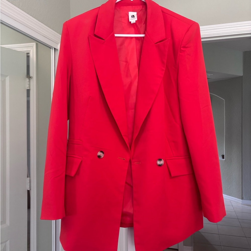 LAWLESS Red Tailored Blazer
